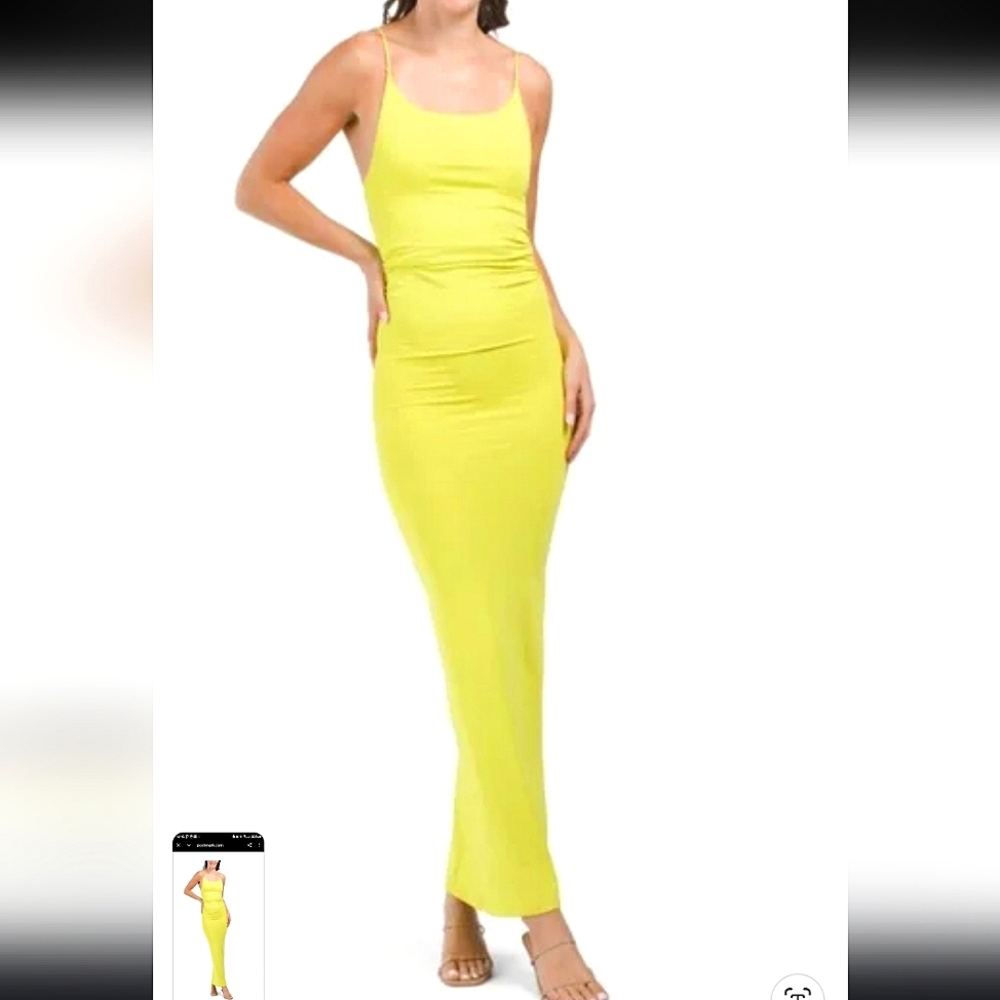 ZARA Ruched Dress